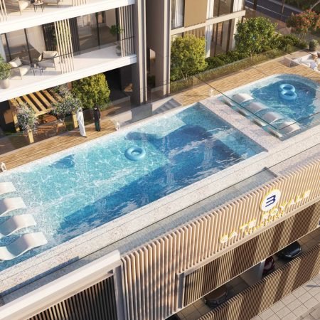 Pool View - Gate Royal Residences - Baron Prime Development